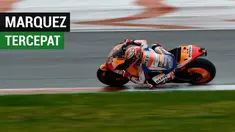 Berita video highlights free practice 1 MotoGP Valencia di mana Marc Marquez menjadi yang tercepat catatan waktunya, sedangkan Valentino Rossi tercecer ke posisi ke-12, Jumat (16/11/2018).