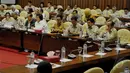 Suasana rapat Menteri Lingkungan Hidup dan Kehutanan dengan Komisi IV DPR RI, Jakarta, Senin (25/5/2015). Raker tersebut membahas perburuan dan perdagangan ilegal satwa langka yang dilindungi. (Liputan6.com/Andrian M Tunay)