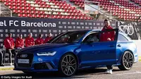 Lionel Messi memilih mobil baru Audi RS 6 Avant Performance 4.0 TFSI Quattro.