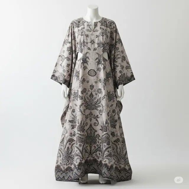 Model Baju Batik Atasan Wanita Lengan Panjang Modern