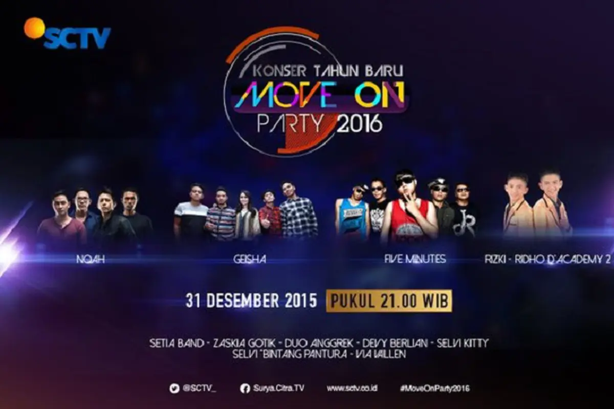 Konser Move On Party dan Welcome Hope 2016