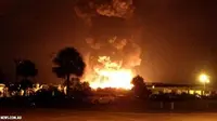 Ledakan di Pabrik Gas, 15 dari 24 pekerja Raib, ke Mana?