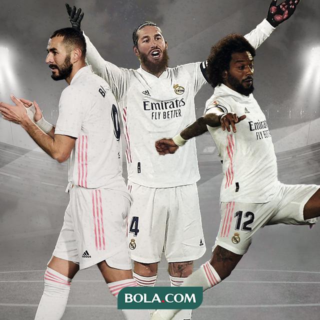 Sergio Ramos, Marcelo dan Karim Benzema