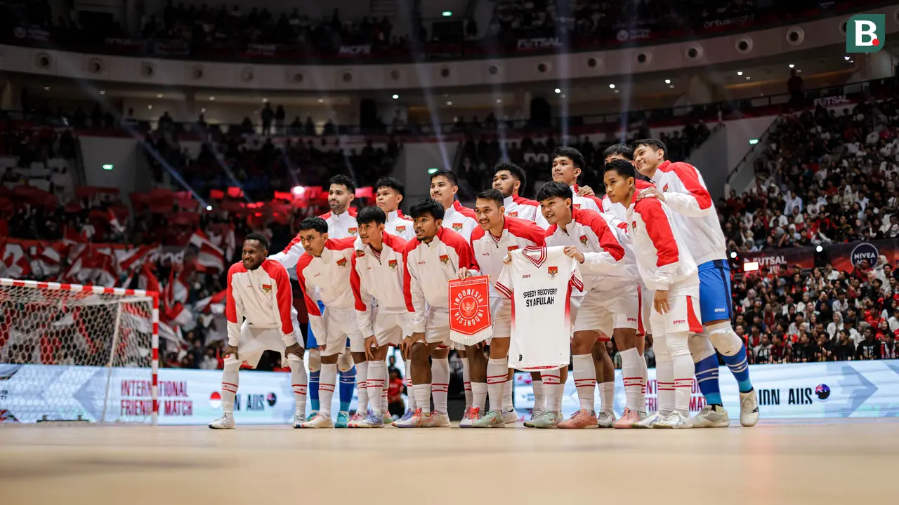 Foto: Timnas Futsal Indonesia Tumbangkan Australia dalam Laga Bersejarah di Indonesia Arena