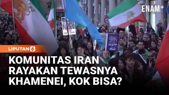 Dukung Serangan AS-Israel, Diaspora Iran di Roma Rayakan Tewasnya Khamenei