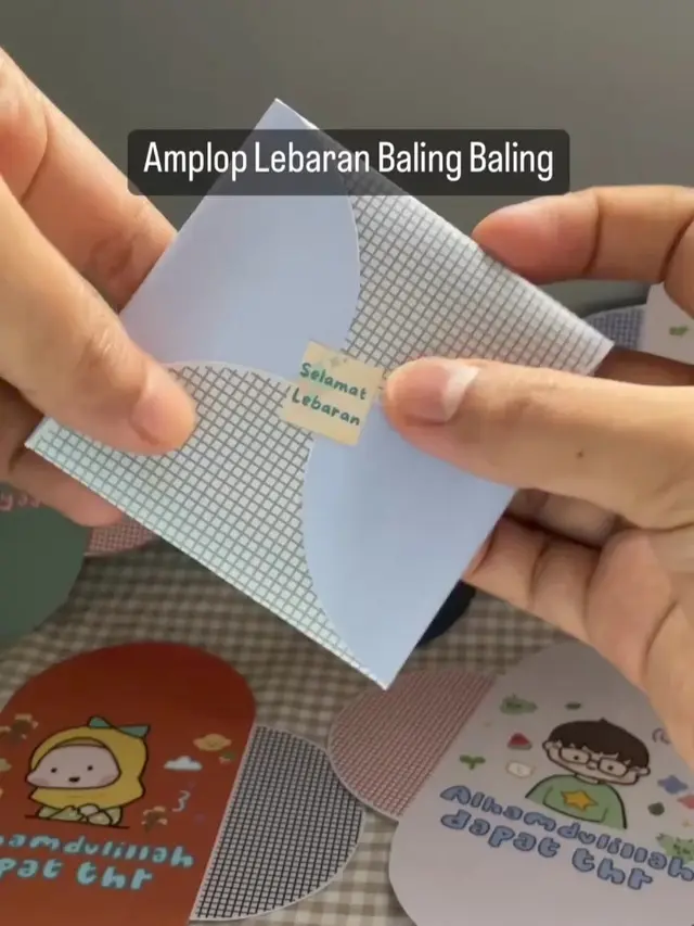 5 Model Amplop Lebaran Unik 2024, Bisa Jadi Kejutan untuk Anak-anak
