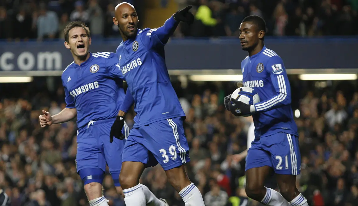 2. Nicolas Anelka (Arsenal, Liverpool, Manchester City, Bolton dan Chelsea) - 126 gol. (AFP/Ian Kington)