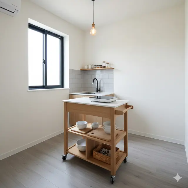 Dapur Kecil Portable untuk Rumah Kontrakan