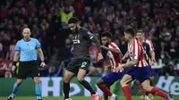 Atletico Madrid saat meladeni Liverpool dalam leg pertama babak 16 besar Liga Champions, Rabu (19/2/2020) dinihari WIB (Oscar Del Pozo / AFP)