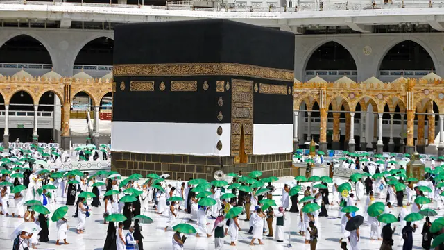 FOTO: Jemaah Mulai Rangkaian Ibadah Haji 2021