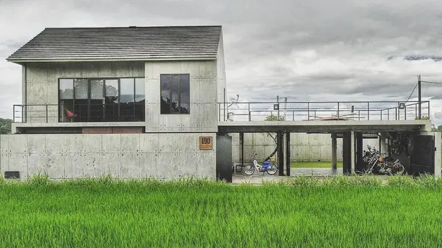 Potret rumah seleb dengan gaya industrial (Sumber: Instagram/aloen.architect)