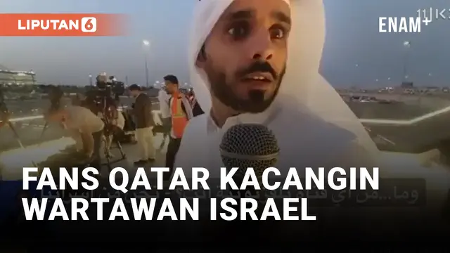 VIDEO: Fans Timnas Qatar Enggan Bicara dengan Jurnalis Israel di Piala Dunia 2022