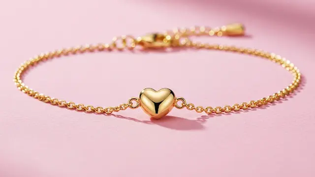 Gelang Charm Bentuk Hati