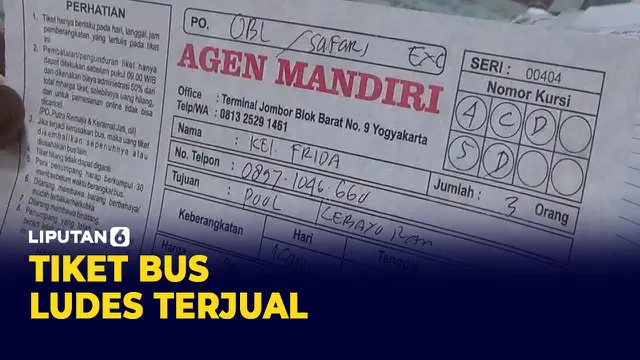 VIDEO: Pemudik Lebih Awal Padati Terminal, Tiket Bus Ludes Terjual