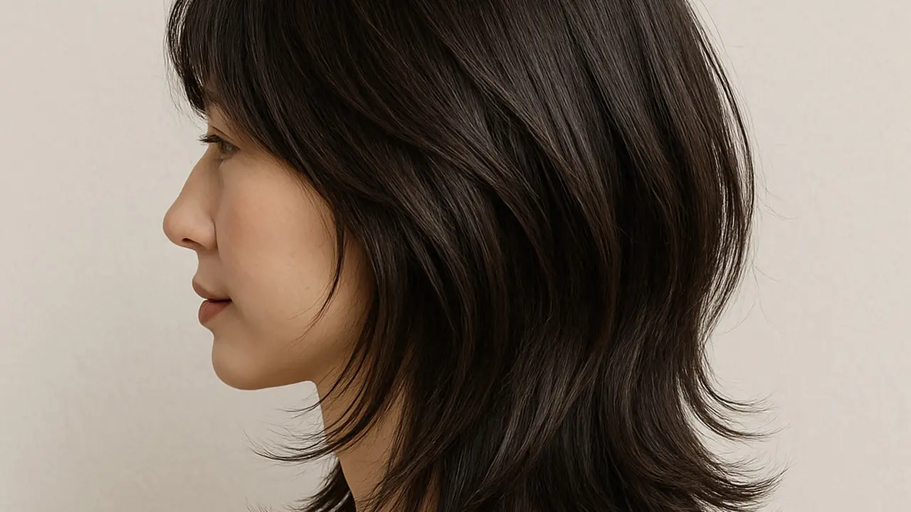 Model Rambut Oval Layer