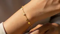 9 Gelang Emas Minimalis Model Korea yang Lagi Tren, Tampil Chic dan Elegan