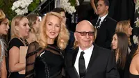 Rupert Murdoch dan Jerry Hall (AFP/Bintang.com)