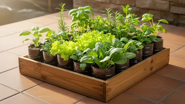 Ide Kebun Sayur di Teras Belakang dengan Botol Bekas