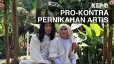 Pernikahan yang semestinya menjadi momen bahagia beberapa pasangan selebritas ini harus dihiasi komentar miring masyarakat.