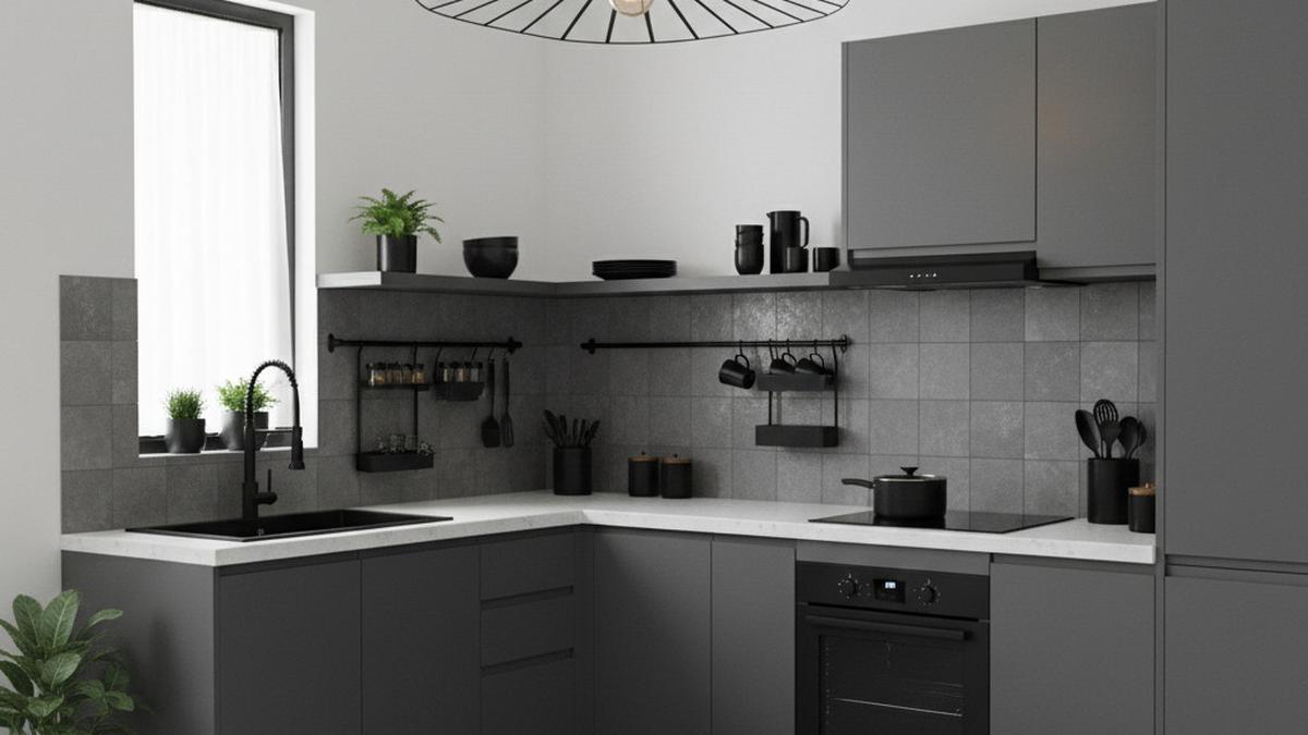 10 Desain Dapur Kecil Bentuk L Terbaru 2025, Inspirasi Cantik untuk Ruang Terbatas