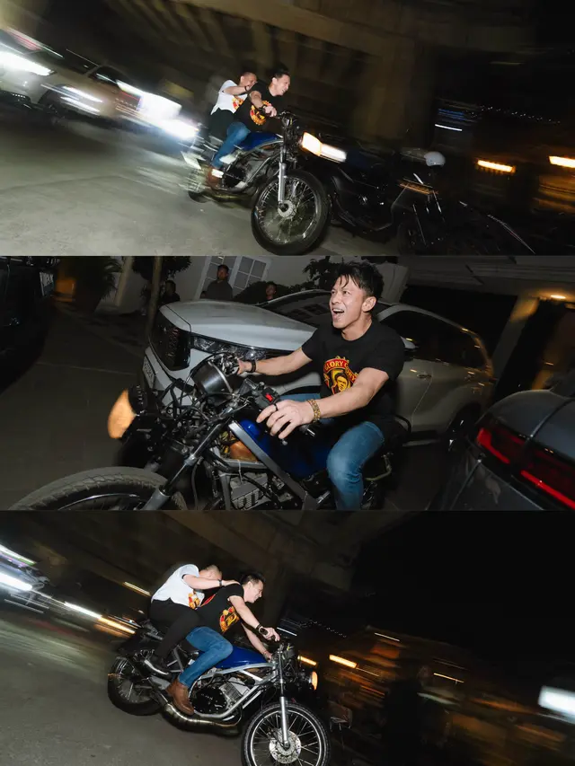 Ariel NOAH pakai motor hadiah dari Gading Marten