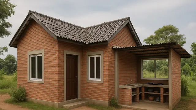 7 Desain Rumah Sederhana di Desa dengan Dapur Terpisah, Nyaman dan Fungsional