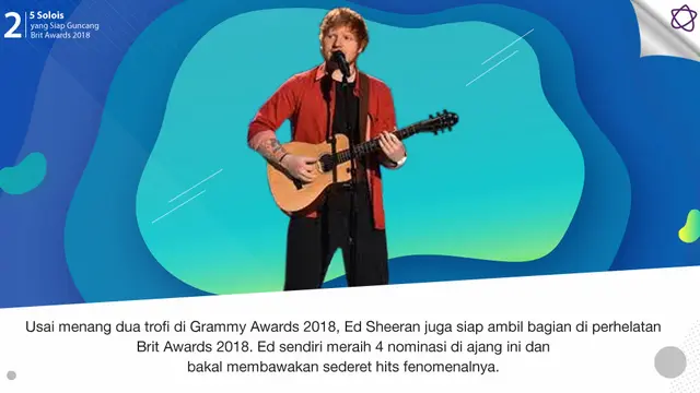 [Bintang] 	5 Solois yang Siap Guncang Brit Awards 2018