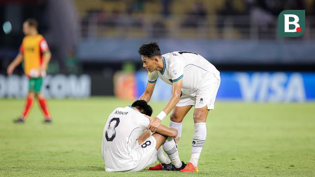  Ekspresi Pemain Timnas Indonesia U-17 Setelah Dikalahkan Maroko di Laga Pamungkas Grup A Piala Dunia U-17 2023
