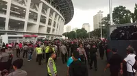 Ribuan Personel Amankan Stadion GBK Jelang Kedatangan Jokowi