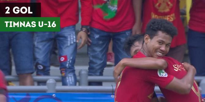 VIDEO: Dua Gol Timnas Indonesia U-16 ke Gawang Australia