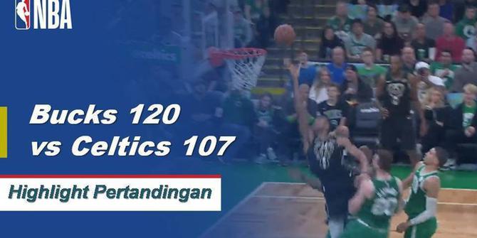 Cuplikan Hasil Pertandingan NBA : Bucks 120 vs Celtics 107