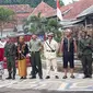 Ratusan Warga Binaan Pemasyarakatan Lembaga Pemasyarakatan (Lapas) Pemuda Klas IIA Tangerang, mengikuti kegiatan The Gathering of Heroes, Sabtu (10/11/2018). Mereka beramai-ramai memakai kostum ala pahlawan nasional.