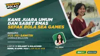 Warung Bola edisi Senin (18/4/2022) akan membahas peluang kontingen Indonesia di SEA Games 2021, terutama cabang sepak bola dan badminton.