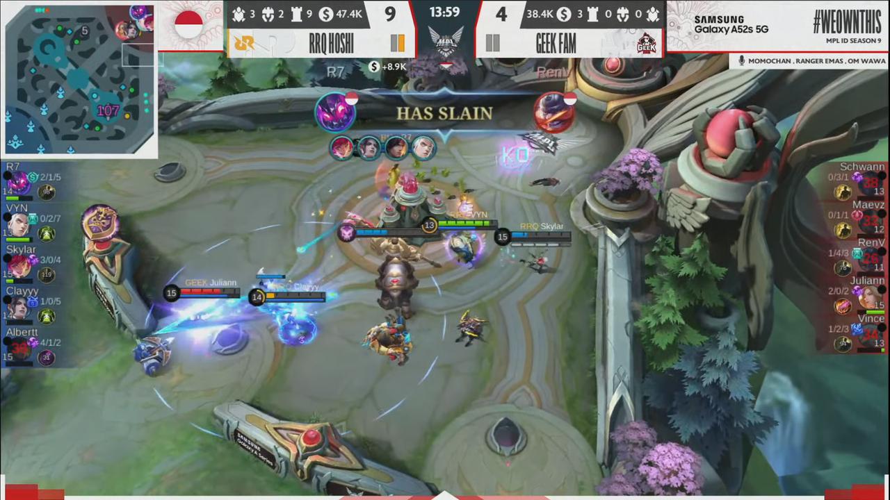 Hasil Pertandingan RRQ Hoshi vs Geek Fam