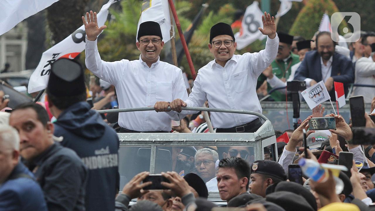 Anies Baswedan dan Muhaimin Iskandar alias Cak Imin