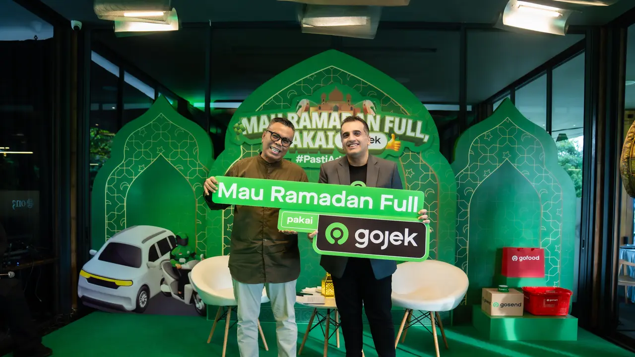 Head of Marketing Gojek Bharat Buxani dalam konferensi pers, Jumat (8/3/2025). (Dok GoTo)