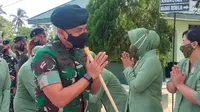 Komandan Batalyon Raider 600/Modang Mayor Inf Karuniawan Hanif Arridho.