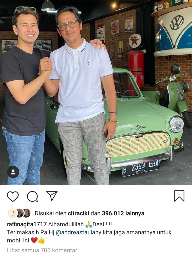 Unggahan Raffi Ahmad. (Foto: Instagram @raffinagita1717)