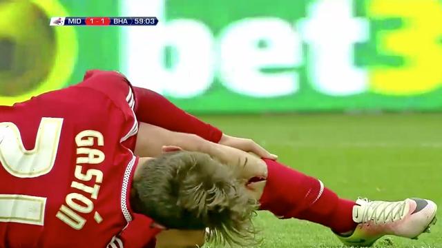 Akibat Kaki Ditebas, Kaki Gaston Ramirez Terkelupas Kulitnya