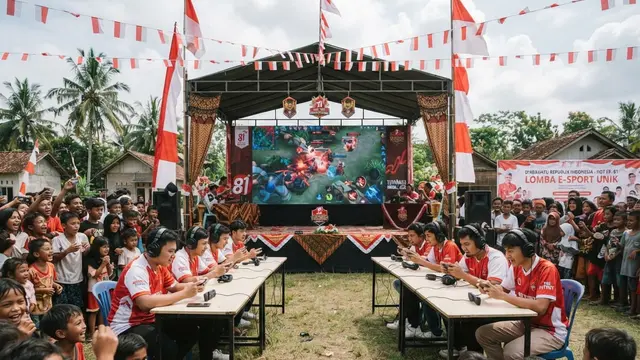 Lomba Kemerdekaan 17 Agustus 1945 HUT RI Ke-81 yang Unik