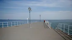 Seorang wanita beristirahat di pantai laut Baltik di Gdynia, Polandia utara (24/5/2019). Laut Baltik terletak di sebelah timur laut benua Eropa. Laut ini dibatasi oleh semenanjung Skandinavia, tanah daratan Eropa Tengah dan Timur serta Denmark. (AP Photo/Darko Vojinovic)