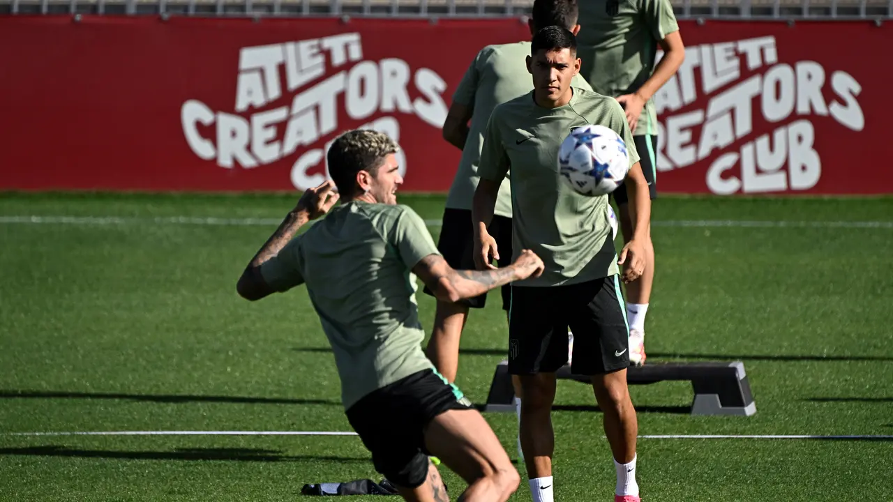 Latihan Atletico Madrid vs Feyenoord