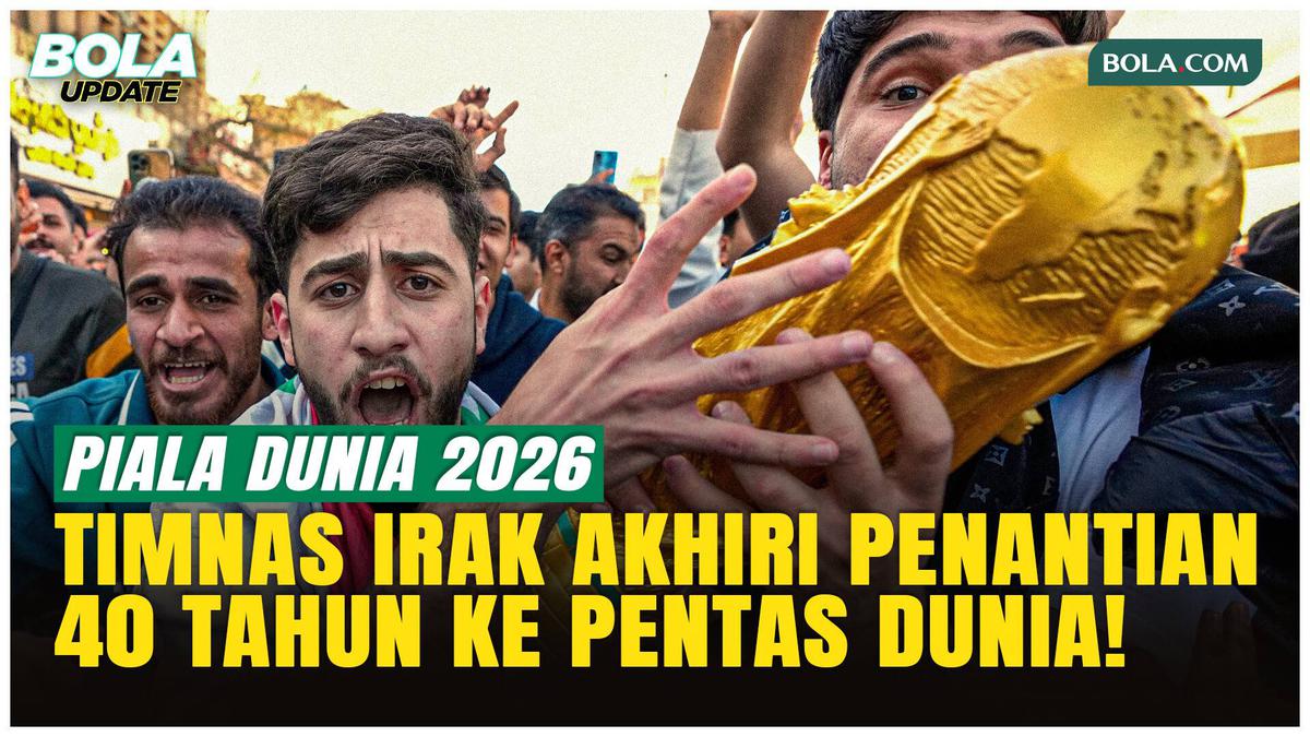 Irak Lolos Piala Dunia 2026! Akhiri Penantian 40 Tahun