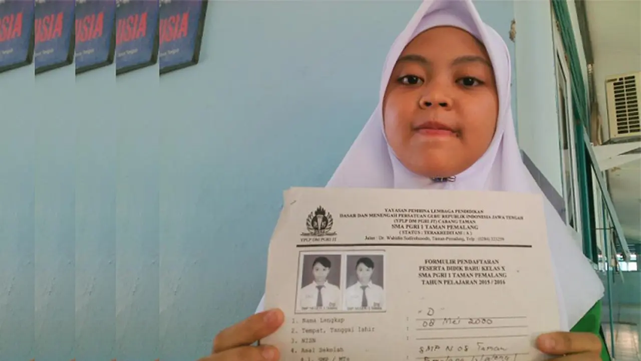 Gadis Pemalang dengan Nama Hanya 1 Huruf
