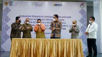 PT Perusahaan Pengelola Aset (PPA), PT Bank Muamalat Indonesia dan Badan Pengelola Keuangan Haji (BPKH) menandatangani Master Restructuring Agreement (MRA).