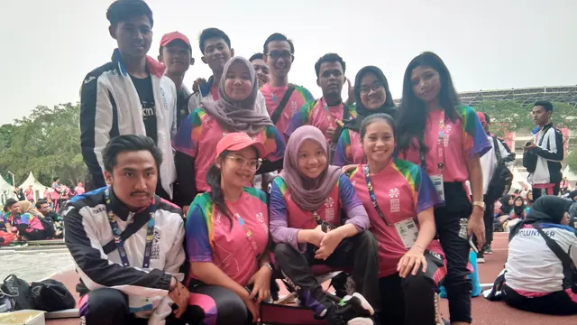 Ashila, salah seorang relawan Asian Para Games 2018