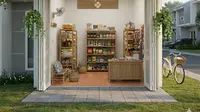 8 Desain Warung Sembako di Garasi Rumah, Ini Model yang Simpel tapi Jadi Magnet Rezeki