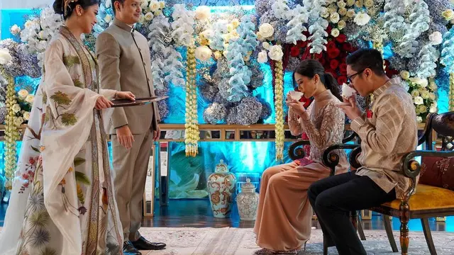6 Potret Pernikahan Jessica Tanoesoedibjo dan Jonathan Natakusuma, Berlangsung Khidmat