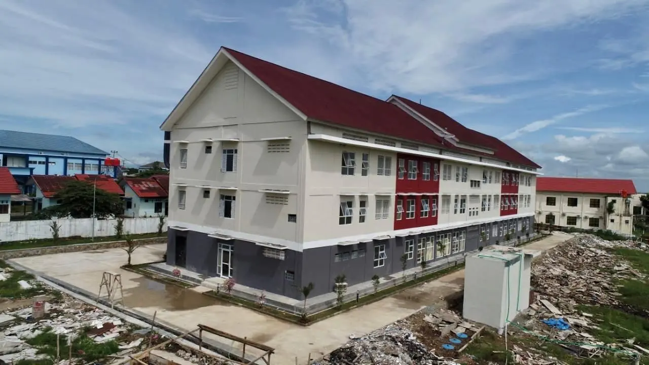 Kementerian PUPR mengubah penggunaan rusunawa Masyarakat Berpenghasilan Rendah (MBR) di Lampung Selatan menjadi tempat isolasi pasien terjangkit virus Corona. (Dok Kementerian PUPR)