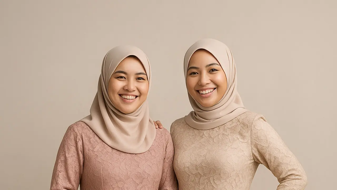 Rekomendasi Gamis Brokat A-Line & Mermaid yang Lagi Tren 2025/ Ilustrasi ChatGPT